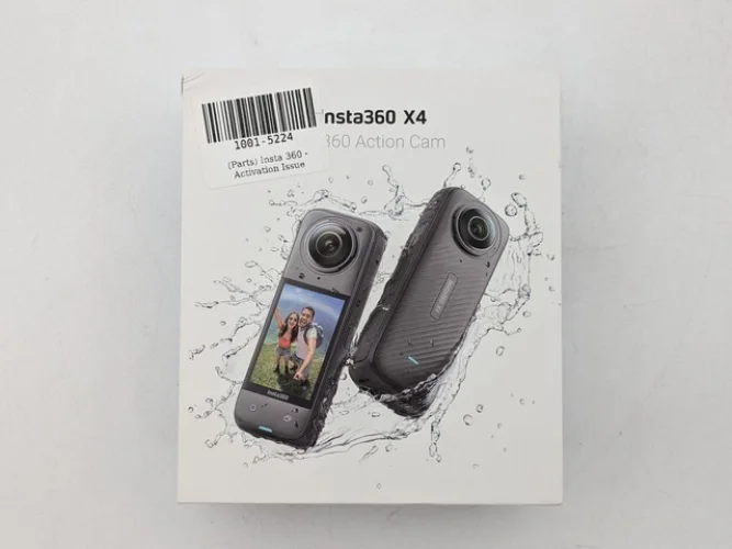 Insta360 X4 Action Sport Camera, 8K Waterproof 360° Wide-Angle Selfie