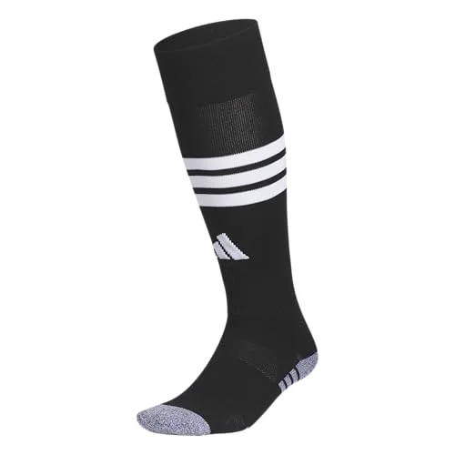 1-Pair 3-Stripe Hoop Soccer Socks with Arch Compression for a Secure Fit
