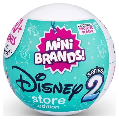 5 Surprise Mini Brands Disney Store Series 2 Capsule Novelty and Gag Toy by ZURU