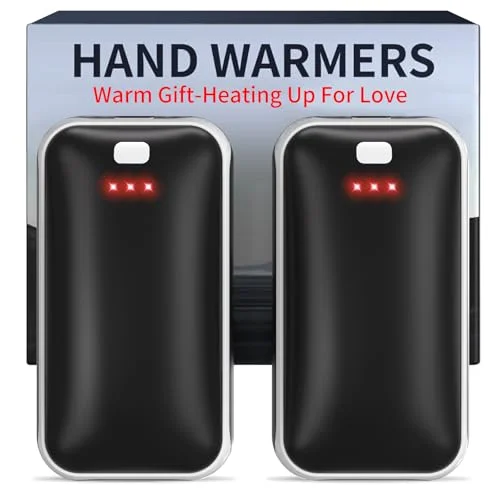 2 Pack Lerat Hand Warmers Rechargeable Electric Pocket Heater USB Handwarmers for Men and Women