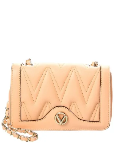Valentino By Mario Valentino Lady Diamond Leather Crossbody Women's Pink