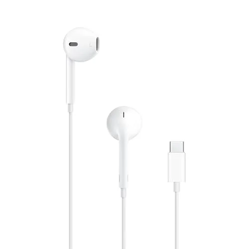 Apple EarPods Headphones with USB-C Plug, Wired Ear Buds with Built-in Remote for Music and Phone Calls