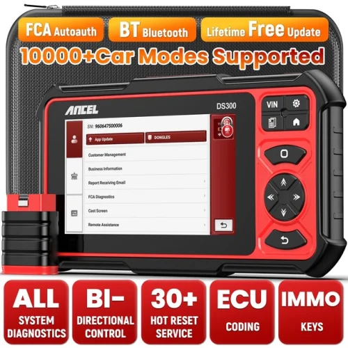 Bidirectional OBD2 Scanner All System Car Diagnostic Tool ECU Coding Relearn FCA