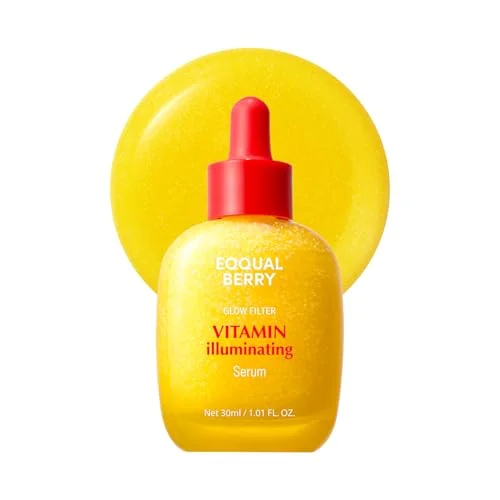 EQQUALBERRY Vitamin Illuminating Serum with Niacinamide - Brightening Vitamin C Serum, 1.01oz / 30ml