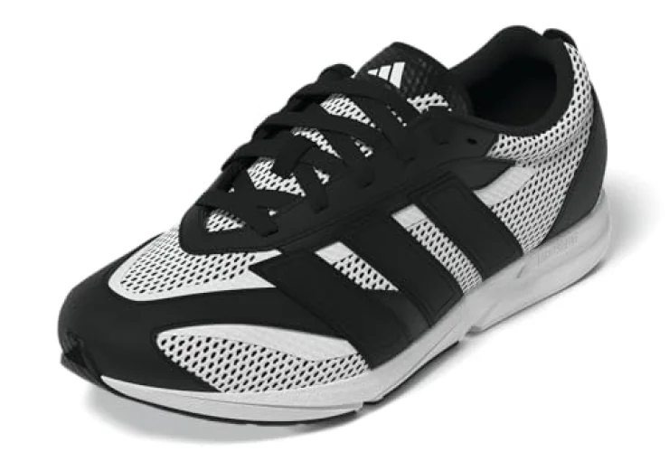 adidas Women's Lightblaze LP Sneaker, White/Black/White, Size 9
