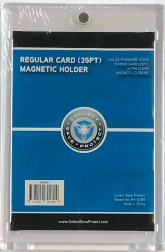 50 Magnetic One-Touch Trading Card Holders - 35pt Collect, Save, and Protect Your Cards