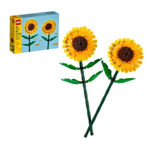 LEGO Sunflowers Building Toy - 40524 - Artificial Flowers for Decor & Display - Ages 8+