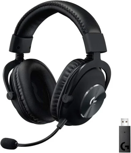 Logitech G PRO X Wireless Lightspeed Gaming Headset with Blue VO!CE Mic Filter