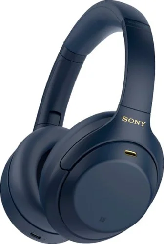 Sony WH1000XM4 Wireless Noise-Cancelling Over-the-Ear Headphones - Midnight Blue