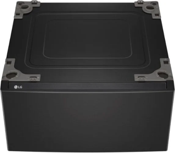 LG 27" Laundry Pedestal with Storage Drawer in Black Steel