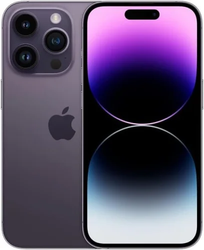 Apple iPhone 14 Pro A2650 128GB Deep Purple (Excellent) - Fully Unlocked Smartphone