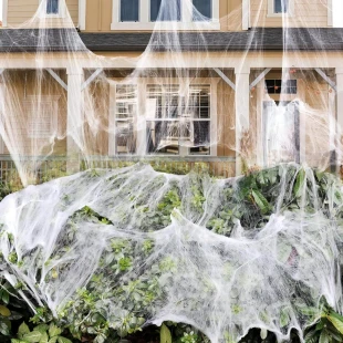 Spider Webs Halloween Decorations (1700 sqft)