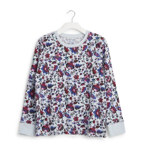 Vera Bradley Women's Outlet Cotton Long-Sleeved Pajama Shirt NWT