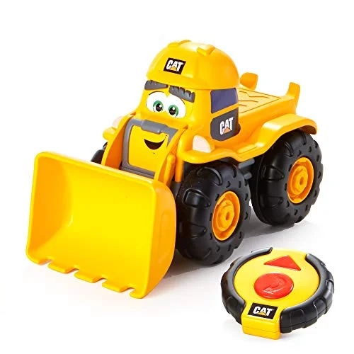 CAT Construction Toys RC Remote Control Loader Truck with Child Friendly Controller and Working Headlights