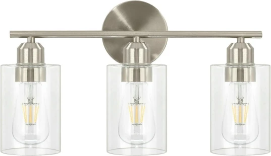 Luupyia 3 Light Bathroom Vanity Light