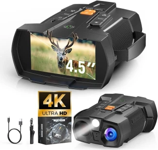 4K Night Vision Goggles - 4.5in HD Screen