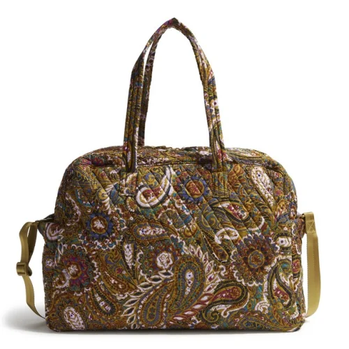 Vera Bradley Women's Outlet Cotton Large Weekender Travel Bag - New with Tags