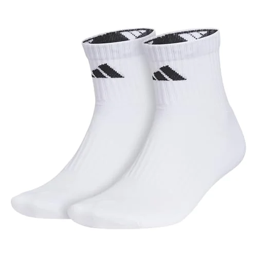 adidas Pure Training High Quarter Sports Performance Socks (2-Pair)