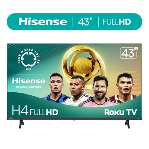 Hisense 43-Inch Class H4 Series FHD Roku Smart TV (43H4030F3) - 1080P Full HD LED TV