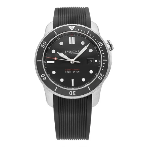 Bremont Supermarine S500 Stainless Steel 42mm Auto Men's Watch S500-BK-2018-R-S
