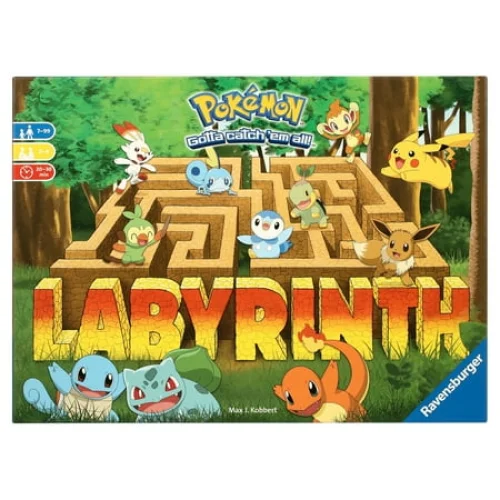 Ravensburger Pokemon Labyrinth Board Game for Ages 7+ - A Classic Maze Game with Pokemon Characters