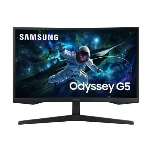 SAMSUNG 27" Odyssey G55C QHD 165Hz 1ms Curved Gaming Monitor - LS27CG556ENXZA