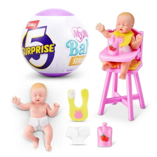 5 Surprise My Mini Baby S2 (Assorted) Collectible Blind Novelty Toy for Child by ZURU