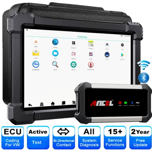ANCEL X7 Bluetooth OBD2 Scanner Bi-directional Scan Tool Full System Diagnostic