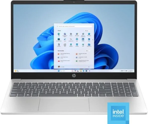 HP 15.6" Laptop - Intel N100 - 4GB Memory - 128GB UFS - Natural Silver
