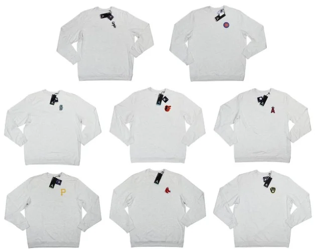 MLB Antigua Baseball Crew Neck Lightweight Men's Sweatshirt NWT Pick Size/Team