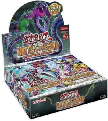 Yugioh Battles of Legend: Monstrous Revenge Booster Box 1st Edition Brand New