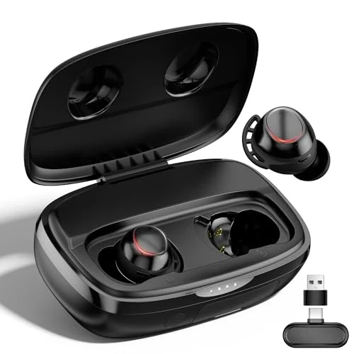 IAMJOY Gaming Earbuds - 20ms Latency, 90H Playtime, Noise-Canceling Mic, Compatible with Multiple Devices