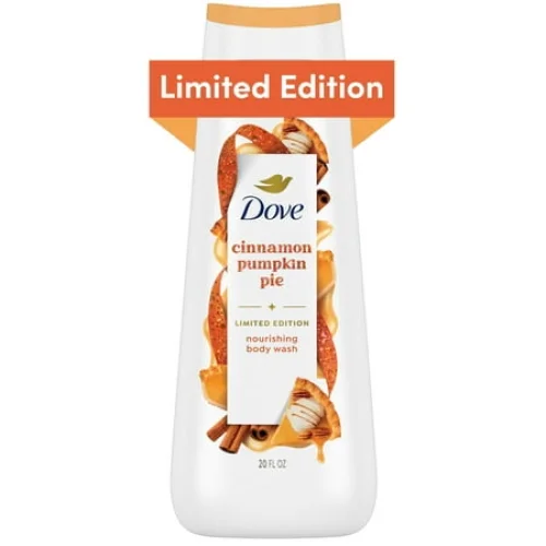 Dove Limited Edition Holiday Treats Body Wash Cinnamon Pumpkin Pie, 20 oz