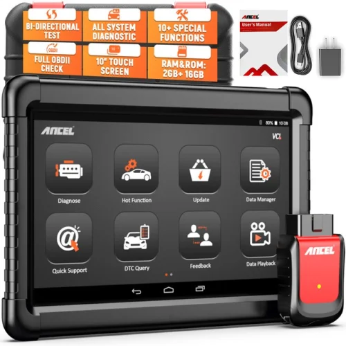 Ancel X6 Bi-directional OBD2 Scanner Bluetooth Car Diagnostic Tool Full System