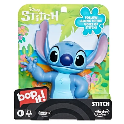 Bop It! Disney Stitch Edition Game for Ages 8+, 1 or More Players, Includes Instructions