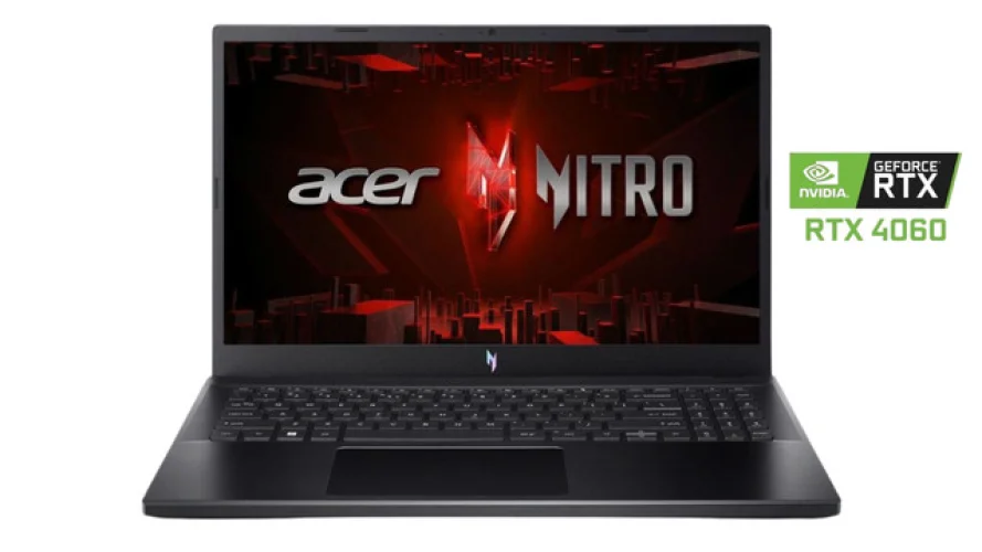 Certified Refurbished Acer Nitro V 15.6" Gaming Laptop with RTX 4060 and Core i9 Processor