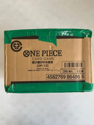 12 Boxes One Piece Card Game Carrying On His Will OP-13 Sealed Case (Japanese)