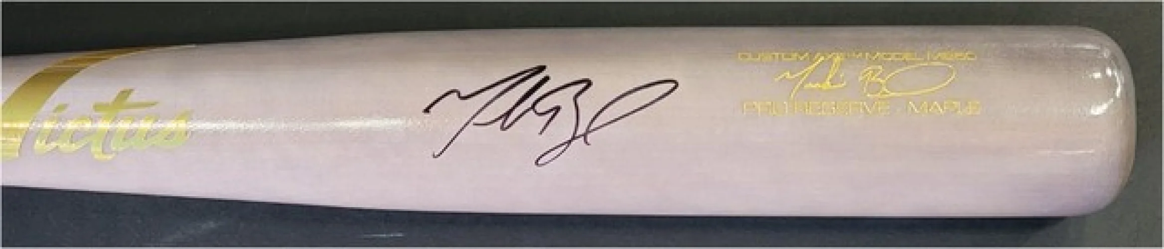 Mookie Betts Hand Signed Autographed LA Dodgers Victus Game Model Bat Fanatics