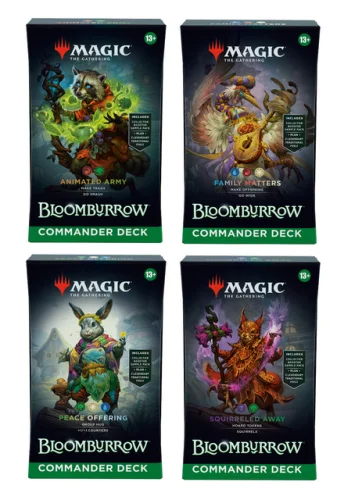 4 Bloomburrow Commander Decks BLB MTG