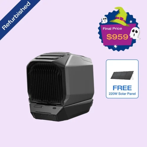 EcoFlow Wave 3 Portable Air Conditioner & Wave 3 Add-On Battery for Camping/RV