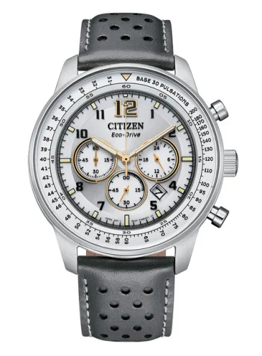 Citizen Men's Chronograph Calendar Eco-Drive Grey Watch 44MM CA4500-24H