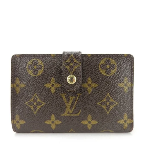 Louis Vuitton Bifold Wallet Monogram M61674 Women Brown One Size
