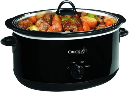 Crockpot Manual 8-Quart Slow Cooker - Black