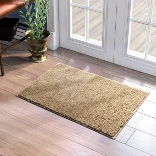 HOMEIDEAS Indoor Door Mats - Beige