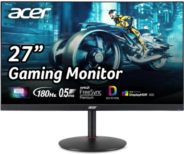 Refurbished Acer Nitro 27" Monitor WQHD 2560x1440 IPS 180Hz 350Nit 1ms Display