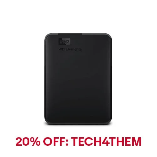 Recertified Western Digital 2TB WD Elements SE - RWDBEPK0020BBK-WESN External Hard Drive