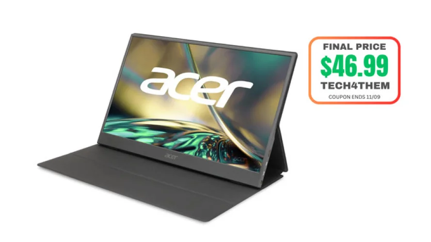 Acer 16" PM161Q ABMIUUZX Portable Widescreen LCD Monitor Full HD 1920x1080 60Hz