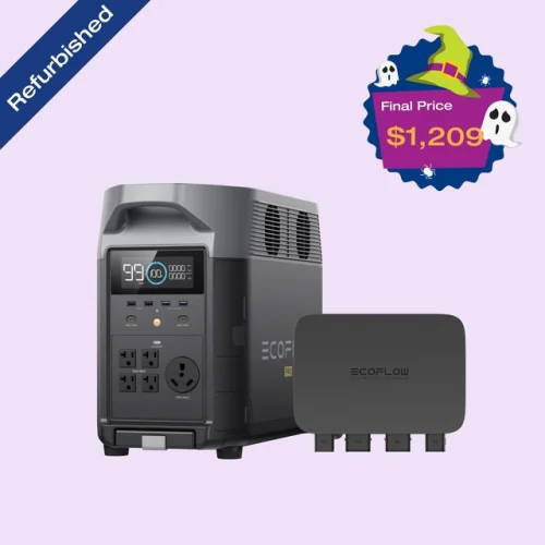 EcoFlow 800W Alternator Charger with Power Station Certified Refurbished