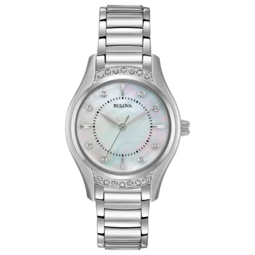 Bulova Women's Quartz Silver Stainless Steel Watch 31MM 96R216