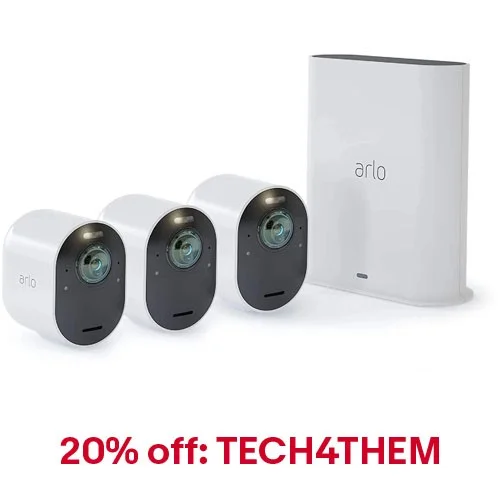 Arlo VMS5340-100NAR Ultra 4K UHD WiFi 3 Camera System Certified Refurbished